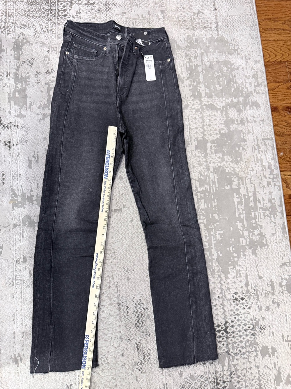 Express Black Super High Rise Slim Jeans